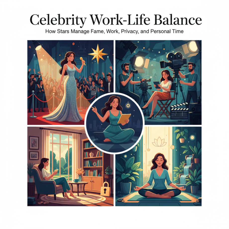 Celebrity Work-Life Balance: How Stars Manage Fame, Work, Privacy, and Personal Time
