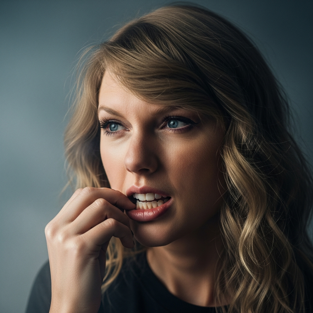 Taylor Swift Nibbles Her Nails During Tense Moments