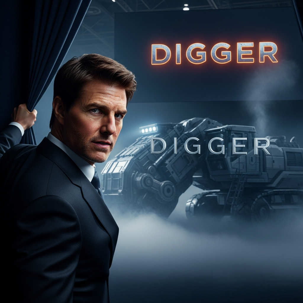 Tom Cruise Unveils 'Digger'